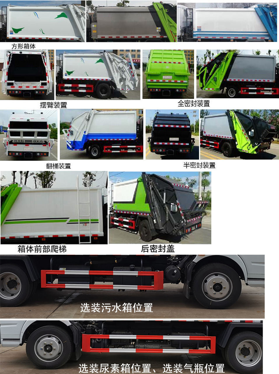 楚勝牌CSC5125ZYS6型壓縮式垃圾車(chē)